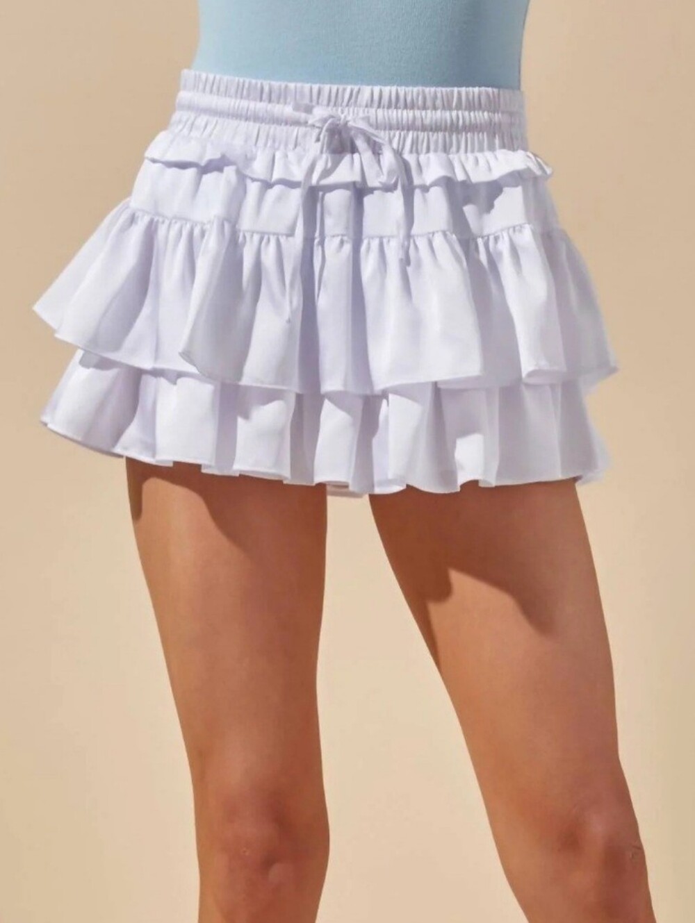 Day+Moon Lily Ruffled Tiered Skort
